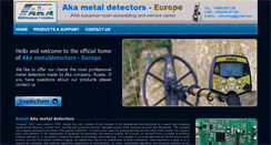 Desktop Screenshot of akadetectors.com